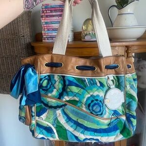 Colorful Patterned Tote Bag